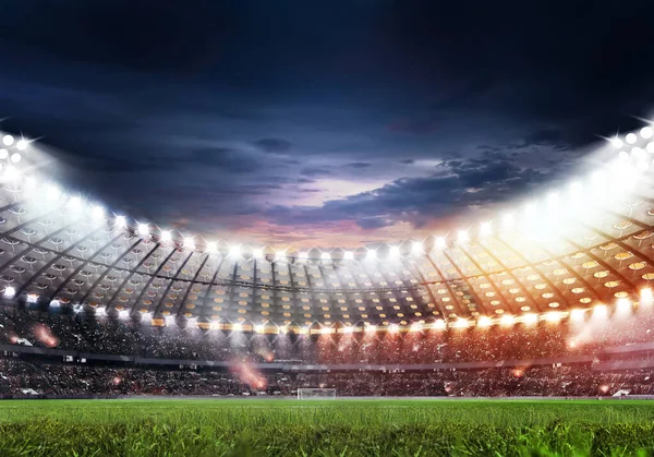 Stadium sport building digital 3D background advertisement background