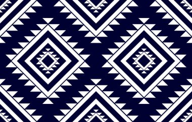 Geometrik etnik dikişsiz petrol kuyusu. Arkaplan, duvar kağıdı, kumaş, giysi, halı, nakış için tasarım