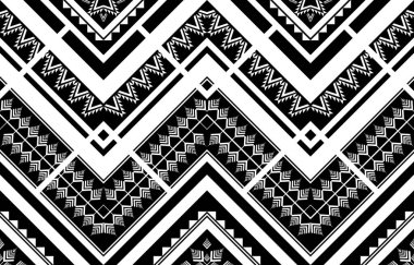 Geometrik etnik model geleneksel. Kusursuz vektör. Arkaplan, halı, duvar kağıdı, giysi, ambalaj, kumaş, illüstrasyon, nakış için tasarım.