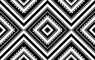 Geometrik etnik desensiz kabile geleneği. Aztek tarzı. arkaplan, illüstrasyon, duvar kağıdı, kumaş, doku, batik, halı, giysi, nakış