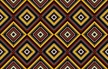 Geometrik etnik kalıplar. Geleneksel kabile tarzı. Arkaplan, doku, kumaş, duvar kağıdı, giysi, halı, batik, nakış için tasarım