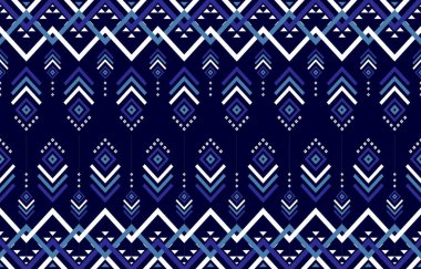 Geometrik etnik kalıplar. Geleneksel kabile tarzı. Arkaplan, illüstrasyon, doku, kumaş, duvar kağıdı, halı, giysi, nakış için tasarım.