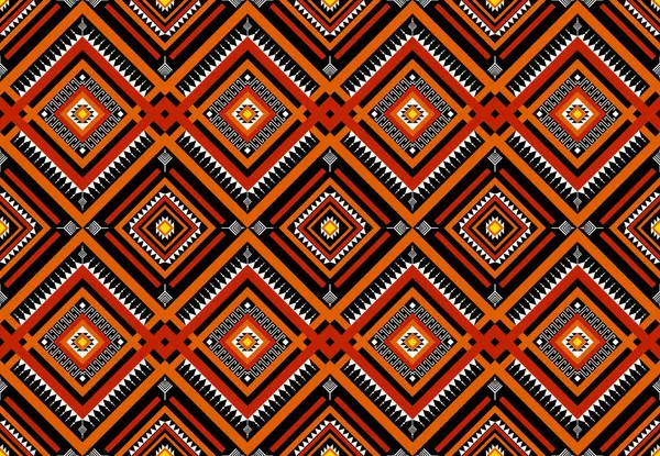 Etnik geometrik kusursuz desen. doğal geleneksel arkaplan, halı, duvar kağıdı, giysi, ambalaj, kumaş, vektör illüstrasyonu.nakış stili.