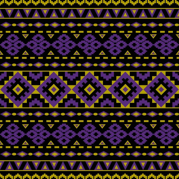 Geometrik etnik kalıplar geleneksel. Arkaplan, halı, duvar kağıdı, giysi, ambalaj, kumaş, vektör illüstrasyonu için tasarım. Nakış biçimi.