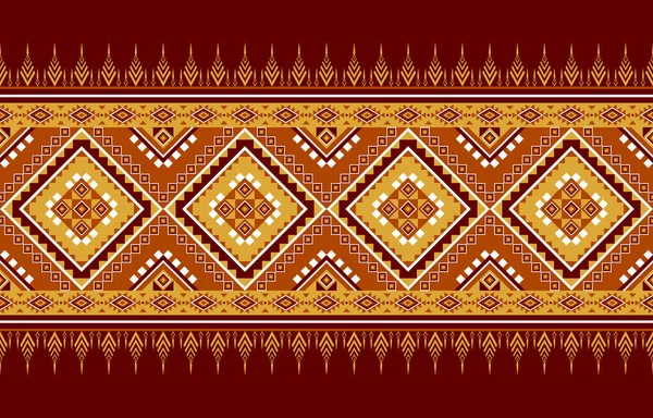 Arkaplan, halı, duvar kâğıdı, giysi, ambalaj, batik, kumaş, vektör illüstrasyonu için geleneksel Gemetrik etnik doğulu tasarım. Nakış.