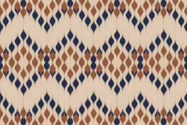 Etnik faks kusursuz desen. Arkaplan, duvar kağıdı, vektör illüstrasyonu, kumaş, giysi, batik, halı, nakış için tasarım.