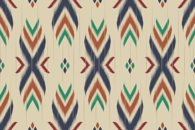 Etnik faks kusursuz desen. Meksika çizgili tarzı. Geleneksel yerli. Arkaplan, duvar kağıdı, vektör illüstrasyonu, kumaş, giysi, batik, halı, nakış için tasarım.