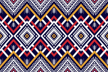 Geleneksel soyut geometrik, etnik, pürüzsüz desen. Kabile tarzı. Yerli çizgili. Arkaplan, halı, duvar kağıdı, giysi, ambalaj, kumaş, taşıyıcı, illüstrasyon, nakış için tasarım.