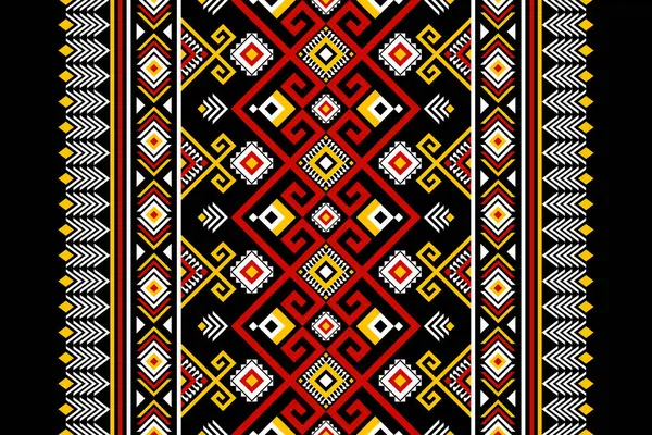 Geometrik etnik kalıplar geleneksel. Sanat kabilesi Aztek tarzı. Arkaplan, illüstrasyon, kumaş, batik, giysi, ambalaj, duvar kağıdı, halı, nakış için tasarım