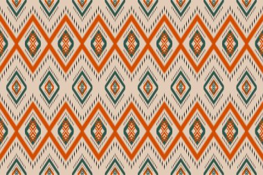 Kabilede kusursuz bir düzen var. Soyut etnik model sanatı. Doğulu tarzı. Arkaplan, duvar kağıdı, vektör illüstrasyonu, tekstil, kumaş, giysi, halı, nakış için tasarım.