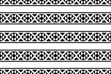 Geometrik etnik kalıplar geleneksel. Arkaplan, duvar kağıdı, illüstrasyon, tekstil, kumaş, giysi, batik, halı, nakış için tasarım.