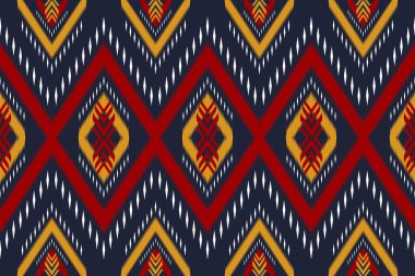 Soyut etnik model sanatı. Kabilesel işlemelerde, halk nakışlarında ve Meksika tarzında kusursuz desenler. Arkaplan, duvar kağıdı, vektör illüstrasyonu, kumaş, giysi, halı için tasarım.