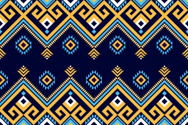 Geleneksel soyut geometrik, etnik, pürüzsüz desen. Doğulu çizgili stil. Arkaplan, duvar kağıdı, illüstrasyon, tekstil, kumaş, giysi, batik, halı, nakış için tasarım.