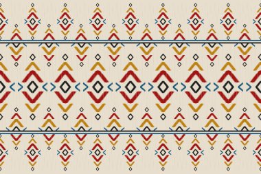 Etnik model sanatı. Kusursuz desen geleneksel. Amerikan, Meksika tarzı. Arkaplan, duvar kağıdı, vektör illüstrasyonu, kumaş, giysi, halı, tekstil, batik, nakış için tasarım.