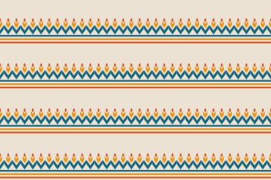 Kabilede kusursuz bir düzen var. Kumaş etnik model sanat. Amerikan, Meksika tarzı. Arkaplan, duvar kağıdı, vektör illüstrasyonu, kumaş, giysi, halı, tekstil, batik, nakış için tasarım.