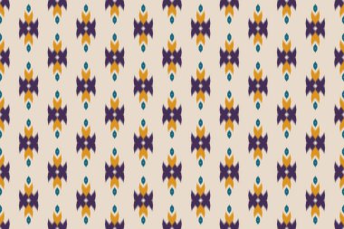 Geleneksel etnik kökenli, sorunsuz bir yöntem. Kumaş Hint tarzı. Arkaplan, duvar kağıdı, vektör illüstrasyonu, kumaş, giysi, halı, tekstil, batik, nakış için tasarım.