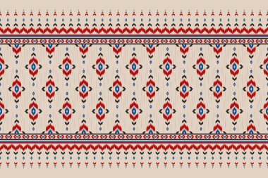 Halı etnik model sanat. Kabilede kusursuz bir düzen var. Amerikan, Meksika tarzı. Arkaplan, duvar kağıdı, vektör illüstrasyonu, kumaş, giysi, halı, tekstil, batik, nakış için tasarım.