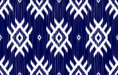 Soyut etnik kabile modeli sanatı. Etnik faks kusursuz desen. Amerikan, Meksika tarzı. Arkaplan, duvar kağıdı, illüstrasyon, kumaş, giysi, halı, tekstil, batik, nakış için tasarım.