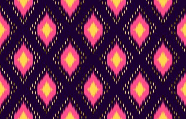 Kabilede etnik faks kusursuzdur. Kumaş Amerikan, Meksika tarzı. Arkaplan, duvar kağıdı, illüstrasyon, kumaş, giysi, halı, tekstil, batik, nakış için tasarım.