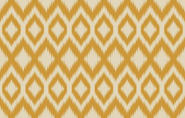 Kumaş Hint tarzı. Kabiledeki etnik Ikat deseni kusursuz. Arkaplan, duvar kağıdı, illüstrasyon, kumaş, giysi, halı, tekstil, batik ve nakış için tasarım.