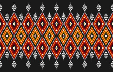 Halı etnik model sanat. Kabilesel olarak geometrik, pürüzsüz desen. Kumaş Meksika tarzı. Arkaplan, duvar kağıdı, vektör illüstrasyonu, kumaş, giysi, halı, tekstil, batik, nakış için tasarım.