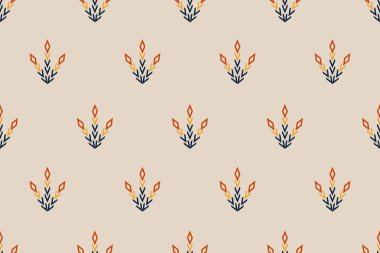 Kabilede etniksiz kalıplar. Amerikan, Meksika tarzı. Arkaplan, duvar kağıdı, vektör illüstrasyonu, kumaş, giysi, halı, tekstil, batik, nakış için tasarım.