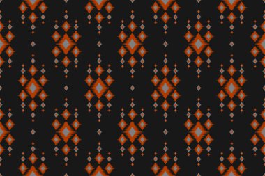 Soyut etnik köken geçmişi. Kabilede kusursuz bir düzen var. Aztek geometrik süs izi. Duvar kağıdı, illüstrasyon, kumaş, giysi, halı, tekstil, batik, nakış için tasarım.