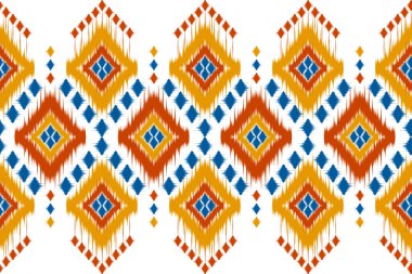 Halı etnik örgü sanatı. Kabilede kusursuz bir düzen var. Aztek geometrik süs izi. Arkaplan, duvar kağıdı, illüstrasyon, kumaş, giysi, halı, tekstil, batik, nakış için tasarım.