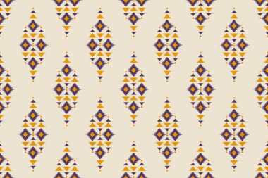 Kumaş desenli sanat. Geometrik etnik kalıplar geleneksel. Amerikan, Meksika tarzı. Arkaplan, duvar kağıdı, illüstrasyon, kumaş, giysi, halı, tekstil, batik, nakış için tasarım.