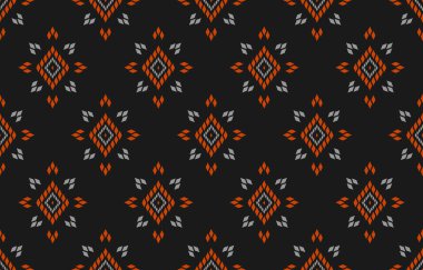 Kumaş Aztek desenli arka plan. Geleneksel geometrik etnik doğulu kusursuz desen. Meksika usulü. Duvar kağıdı, illüstrasyon, kumaş, giysi, halı, tekstil, batik, nakış için tasarım.