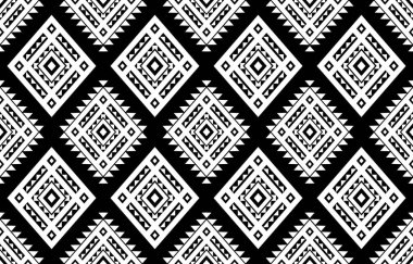 Geleneksel geometrik etnik doğulu kusursuz desen. Kumaş Aztek desenli arka plan. Duvar kağıdı, illüstrasyon, kumaş, giysi, halı, tekstil, batik, nakış için tasarım.