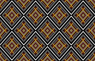 Geleneksel geometrik etnik doğulu kusursuz desen. Kumaş Aztek desenli arka plan. Duvar kağıdı, illüstrasyon, kumaş, giysi, halı, tekstil, batik, nakış için tasarım.