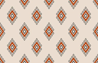 Geometrik etnik düzen kabilesel olarak kusursuz. Amerikan, Meksika tarzı. Aztek sanat süsü baskısı. Arkaplan, duvar kağıdı, illüstrasyon, kumaş, giysi, halı, tekstil, batik, nakış için tasarım.