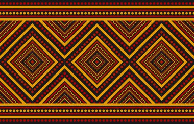 Güzel Aztek halısı sanatı. Geometrik etnik düzen kabilesel olarak kusursuz. Amerikan, Meksika tarzı. Arkaplan, duvar kağıdı, illüstrasyon, kumaş, giysi, halı, tekstil, batik, nakış için tasarım.