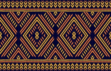 Güzel bir halı sanatı. Geometrik etnik düzen kabilesel olarak kusursuz. Amerikan, Meksika tarzı. Arkaplan, duvar kağıdı, illüstrasyon, kumaş, giysi, halı, tekstil, batik, nakış için tasarım.