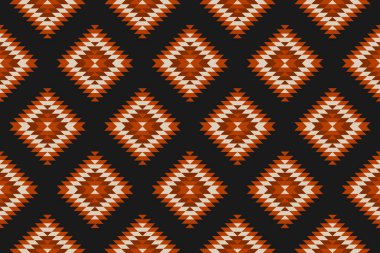 Geometrik etnik kalıplar geleneksel. Aztek etnik süs baskısı. Kabile şablonu. Arkaplan, kumaş, giysi, halı, tekstil, batik, nakış için tasarım.