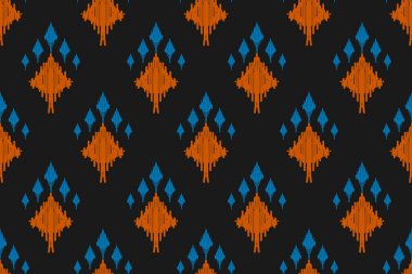 Kumaş desenli sanat. Geometrik etnik kalıplar geleneksel. Amerikan, Meksika tarzı. Arkaplan, duvar kağıdı, illüstrasyon, kumaş, giysi, halı, tekstil, batik, nakış için tasarım.