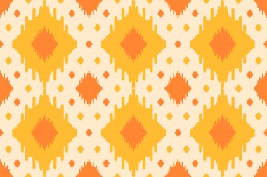 Soyut etnik köken geçmişi. Kabilesel olarak geometrik, pürüzsüz desen. Kumaş Hint tarzı. Duvar kağıdı, vektör illüstrasyonu, kumaş, giysi, halı, tekstil, batik, nakış için tasarım.