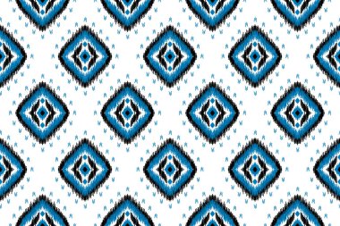 Kabilede etnik faks kusursuzdur. Aztek geometrik etnik süs baskısı. Ikat şablonu. Arkaplan, duvar kağıdı, illüstrasyon, kumaş, giysi, halı, tekstil, batik, nakış için tasarım.