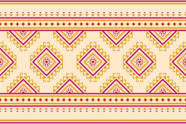 Halı kabile desenli sanat. Geometrik etnik kalıplar geleneksel. Aztek etnik süs baskısı. Meksika usulü. Arkaplan, kumaş, giysi, halı, tekstil, batik, nakış için tasarım.