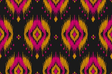 Güzel etnik kabile sanatı. Etnik faks kusursuz desen. Amerikan ve Meksika tarzı. Arkaplan, duvar kağıdı, illüstrasyon, kumaş, giysi, halı, tekstil, batik, nakış için tasarım.