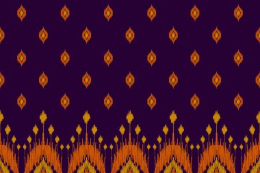 Güzel etnik kabile sanatı. Etnik faks kusursuz desen. Amerikan ve Meksika tarzı. Arkaplan, duvar kağıdı, illüstrasyon, kumaş, giysi, halı, tekstil, batik, nakış için tasarım.