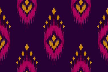 Kumaş desenli sanat. Geometrik etnik kalıplar geleneksel. Amerikan, Meksika tarzı. Arkaplan, duvar kağıdı, illüstrasyon, kumaş, giysi, halı, tekstil, batik, nakış için tasarım.