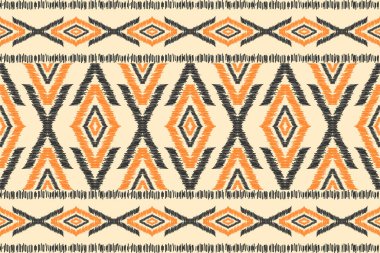 Halı Etnik Şablon Sanatı. Geometrik etnik örgü, kabilesel düzende kusursuz desen. Meksika usulü. Arkaplan, duvar kağıdı, illüstrasyon, kumaş, giysi, halı, tekstil, batik, nakış için tasarım.