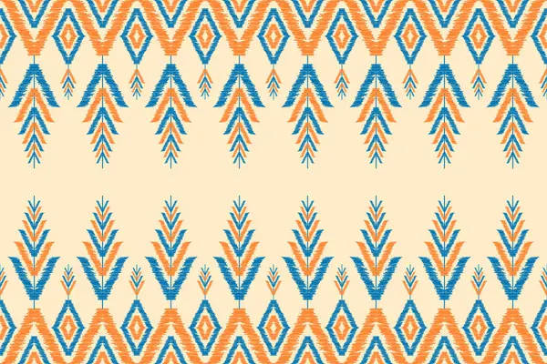 Soyut etnik köken geçmişi. Kabilesel olarak geometrik, pürüzsüz desen. Kumaş Hint tarzı. Duvar kağıdı, vektör illüstrasyonu, kumaş, giysi, halı, tekstil, batik, nakış için tasarım.