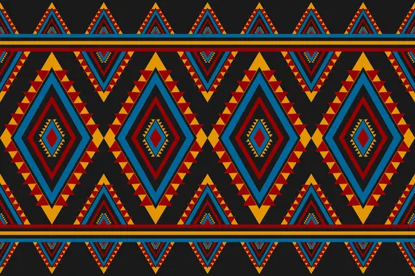 Halı kabile desenli sanat. Geometrik etnik kalıplar geleneksel. Amerikan, Meksika tarzı. Arkaplan, duvar kağıdı, illüstrasyon, kumaş, giysi, halı, tekstil, batik, nakış için tasarım.