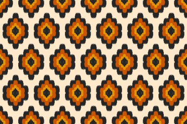 Kabilede etnik faks kusursuzdur. Aztek geometrik etnik süs baskısı. Ikat şablonu. Arkaplan, duvar kağıdı, illüstrasyon, kumaş, giysi, halı, tekstil, batik, nakış için tasarım.