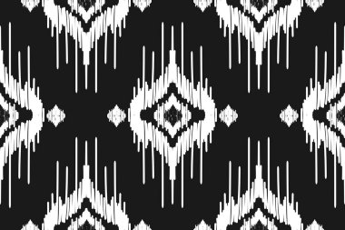 Kumaş desenli sanat. Geometrik etnik kalıplar geleneksel. Amerikan, Meksika tarzı. Arkaplan, duvar kağıdı, illüstrasyon, kumaş, giysi, halı, tekstil, batik, nakış için tasarım.