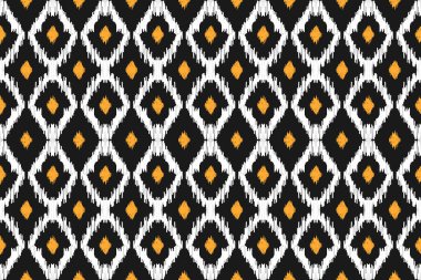 Kabilede etnik faks kusursuzdur. Aztek geometrik etnik süs baskısı. Ikat şablonu. Arkaplan, duvar kağıdı, illüstrasyon, kumaş, giysi, halı, tekstil, batik, nakış için tasarım.