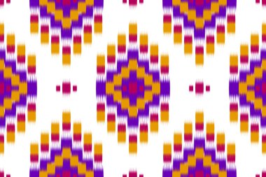 Kabilede etnik faks kusursuzdur. Aztek geometrik etnik süs baskısı. Ikat şablonu. Arkaplan, duvar kağıdı, illüstrasyon, kumaş, giysi, halı, tekstil, batik, nakış için tasarım.